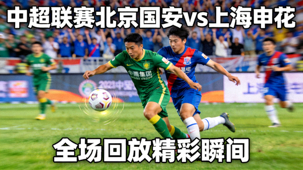 中超联赛北京国安对阵上海申花比赛全场回放精彩瞬间